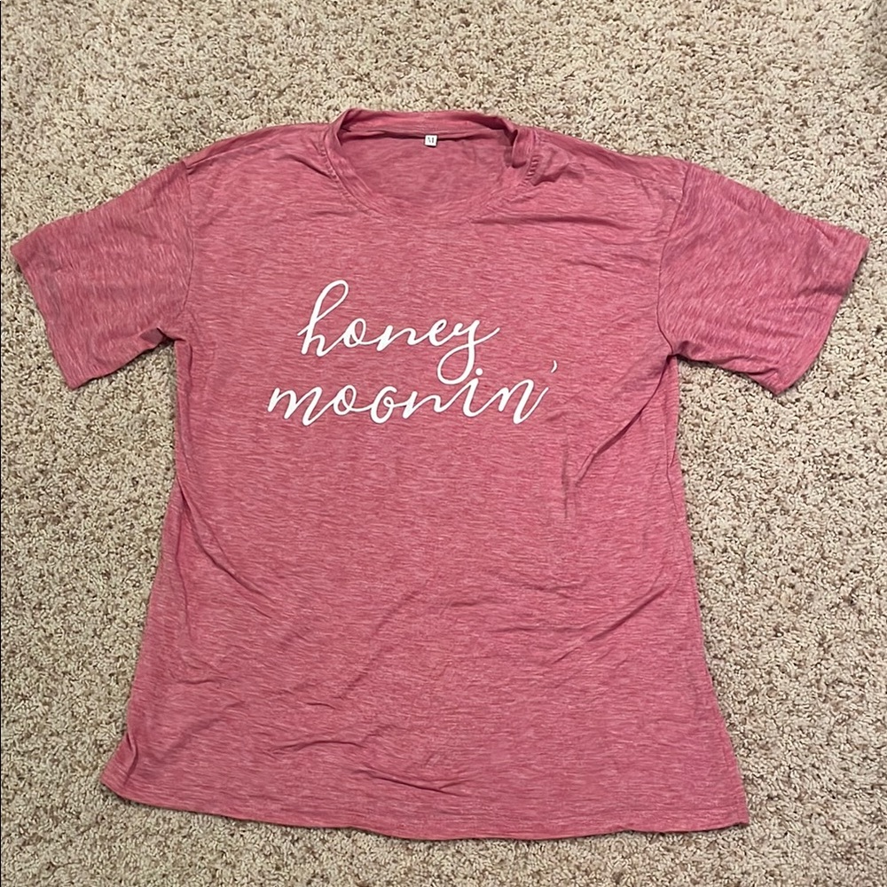 Honey Moonin' Pink Short Sleeve Tee